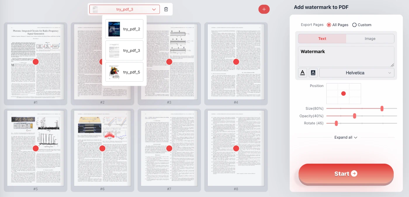 Add Watermark to PDF Online: Secure, Batch & Private