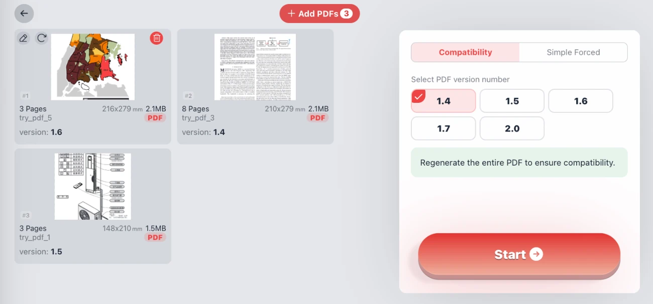 PDF Version Converter - Ensure File Compatibility